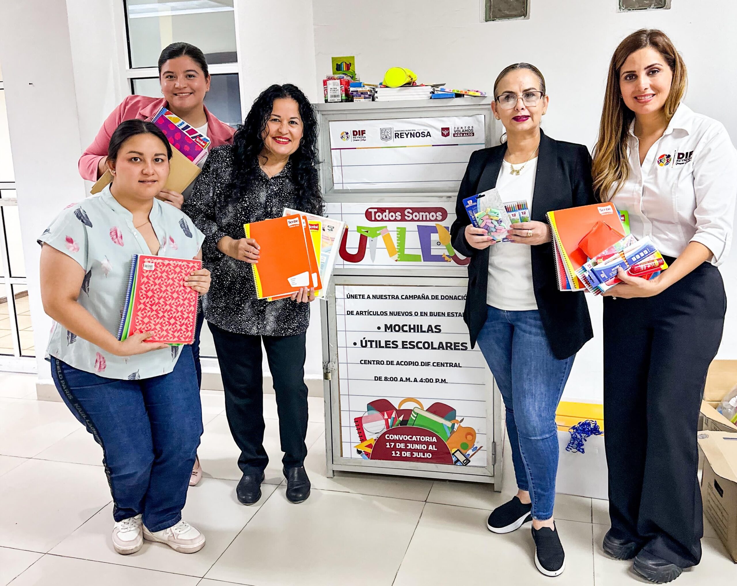 DIF Reynosa agradece apoyo a la Campaña «Todos Somos Útiles»