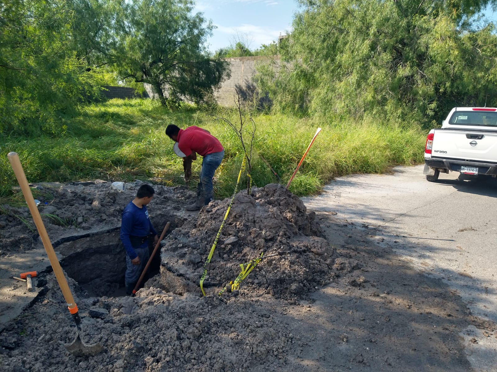 Reparó Comapa fugas de agua potable en diferentes sectores