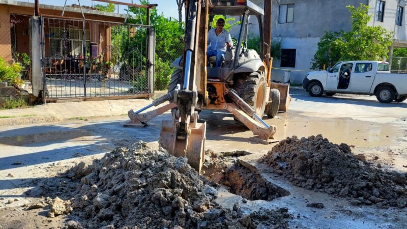 Restauró Comapa líneas de conducción de agua en colonia Hidalgo