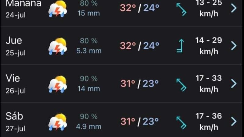 Anuncia PCyB probabilidad de lluvias intensas para Reynosa