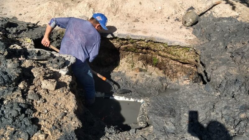 Reparó COMAPA fugas de agua en distintos puntos de la ciudad