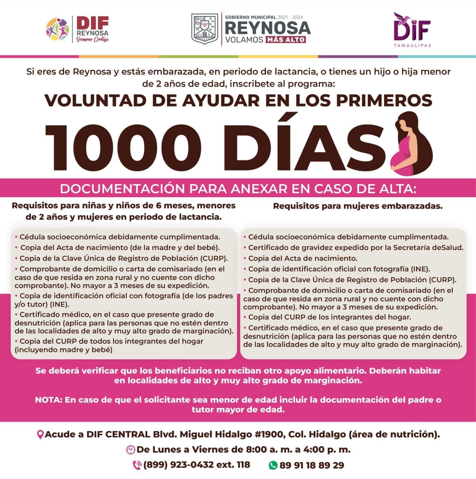 Cuentan familias con programa «Voluntad de Ayudar en los Primeros 1000 Días».