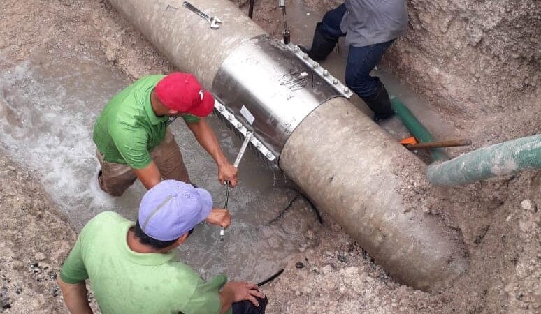 Reparará Comapa fuga de agua en la planta potabilizadora Pastor Lozano