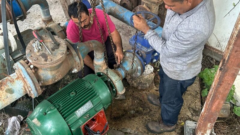 Instaló COMAPA equipo en planta de rebombeo del fraccionamiento Los Fresnos