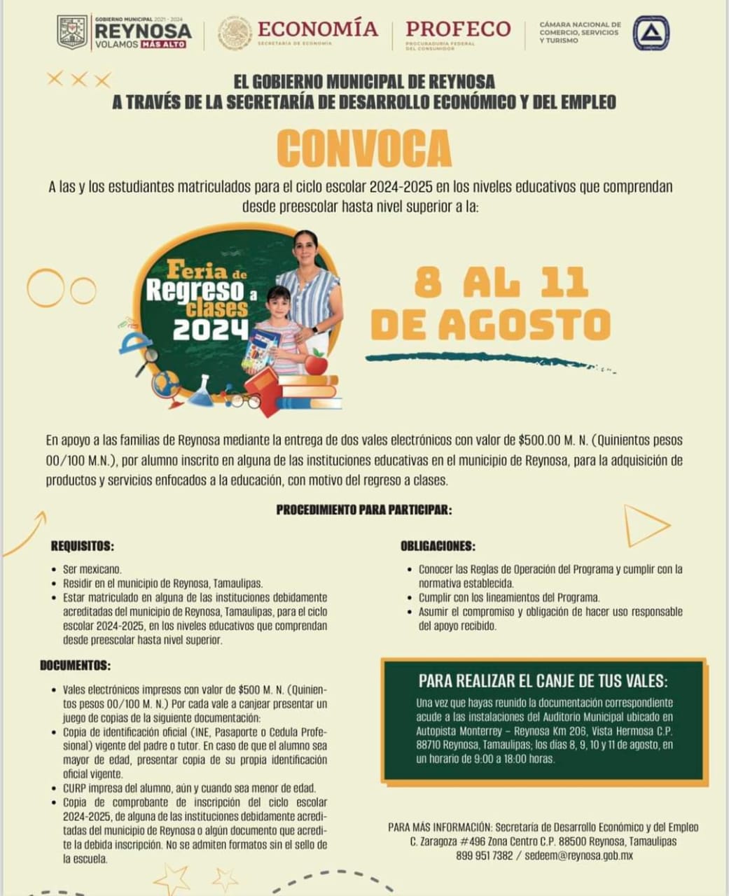 Entregará Gobierno de Carlos Peña Ortiz 2.5 MDP a estudiantes para su regreso a clases 2024