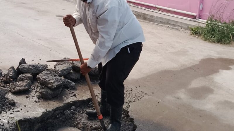 Solucionó Comapa fugas de agua potable en la colonia Aztlán