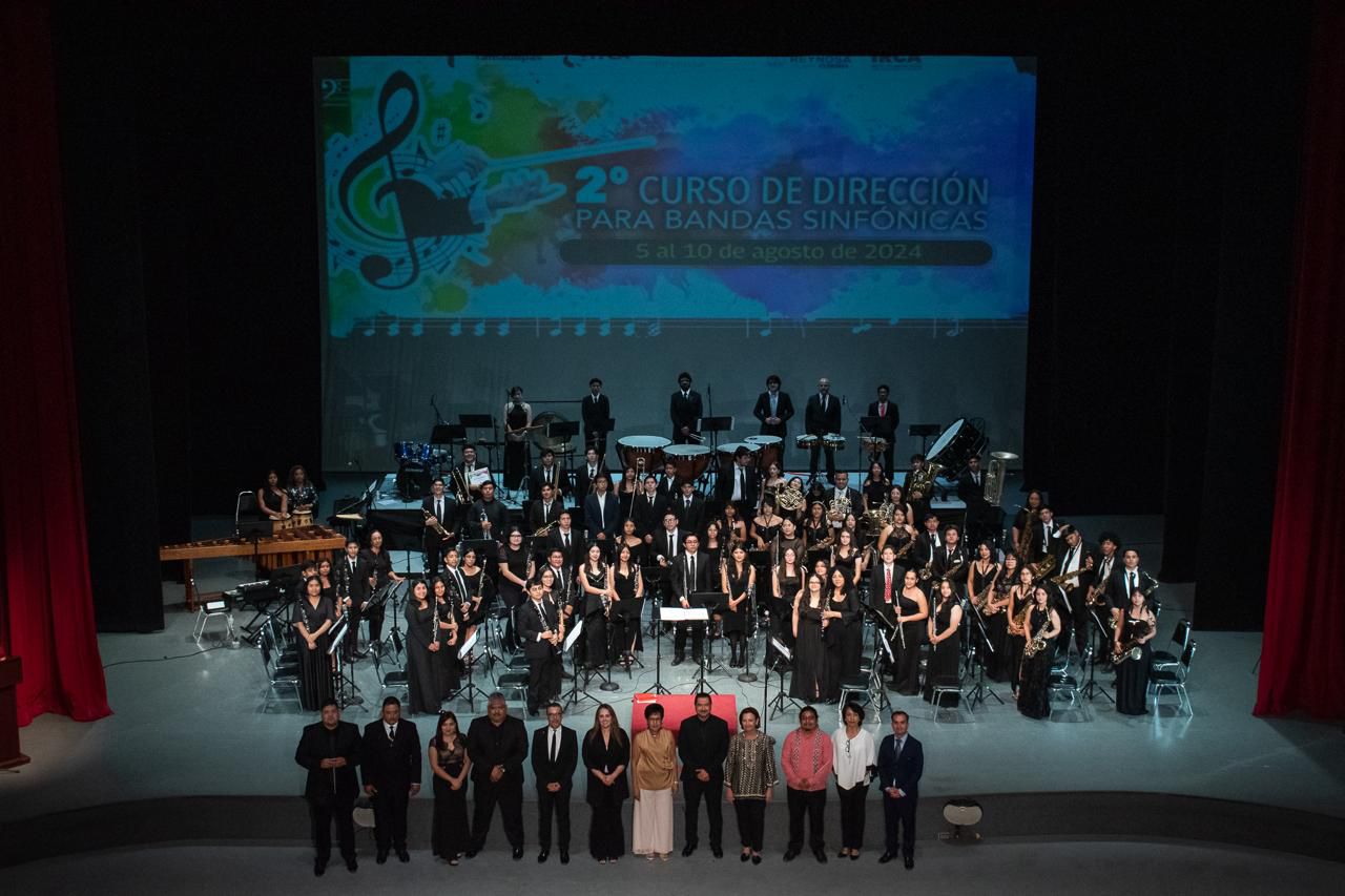 Clausuró Gobierno de Carlos Peña Ortiz Segundo Curso de Dirección para Bandas Sinfónicas