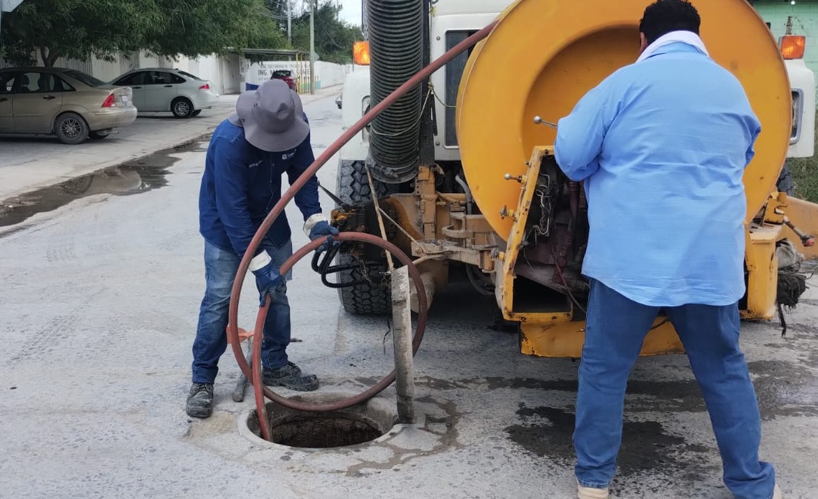 Realizó COMAPA trabajos de mantenimiento en colonia Villa Florida