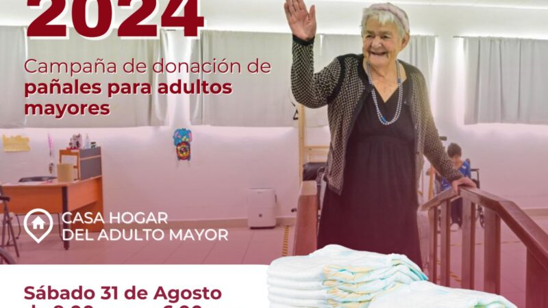 Invita DIF Reynosa a participar en el Pañatón 2024 en beneficio de abuelitos de Casa Hogar