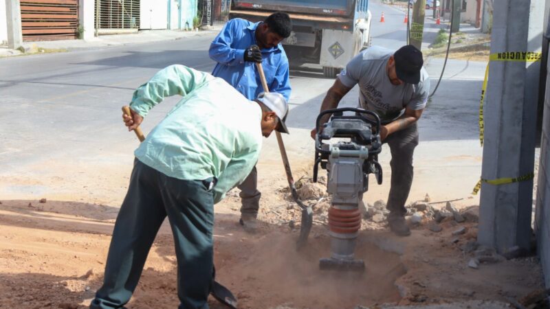 Finalizó Comapa reparación de fuga de agua en colonia Emilizano Zapata