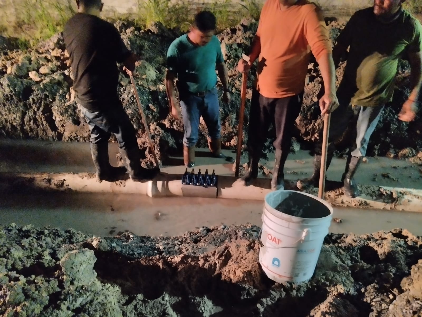 Reparó COMAPA fuga de agua potable en la colonia Las Delicias