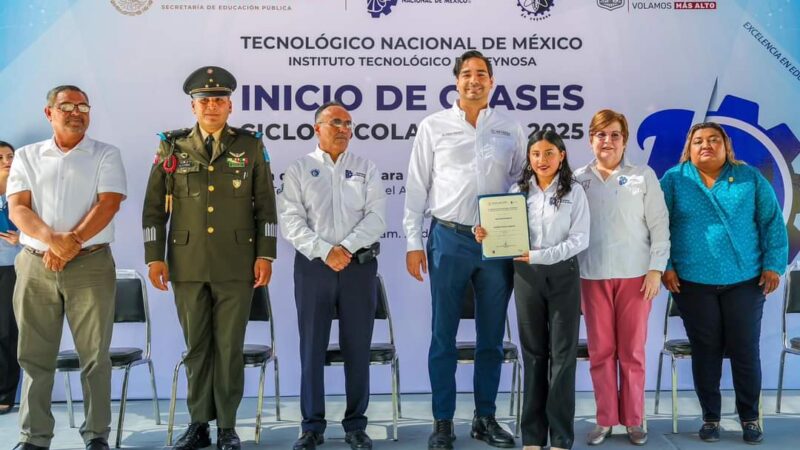 Inauguró Carlos Peña Ortiz nuevo ciclo en la educación profesional en Reynosa