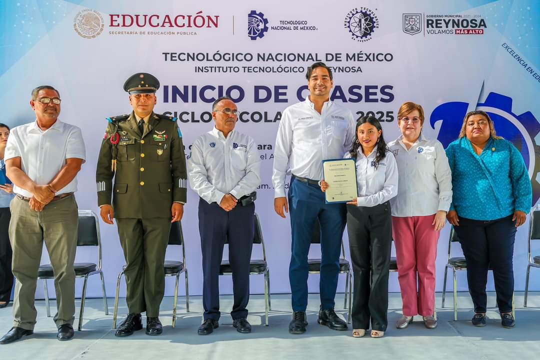 Inauguró Carlos Peña Ortiz nuevo ciclo en la educación profesional en Reynosa