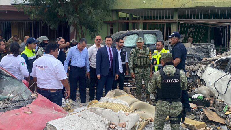 Ofrece Presidente Carlos Peña Ortiz protección y albergue a familias afectadas por explosión