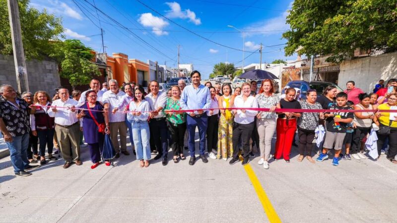 Inauguraron Alcalde Carlos Peña Ortiz y vecinos de Jarachina Norte obra por 5.9 MDP