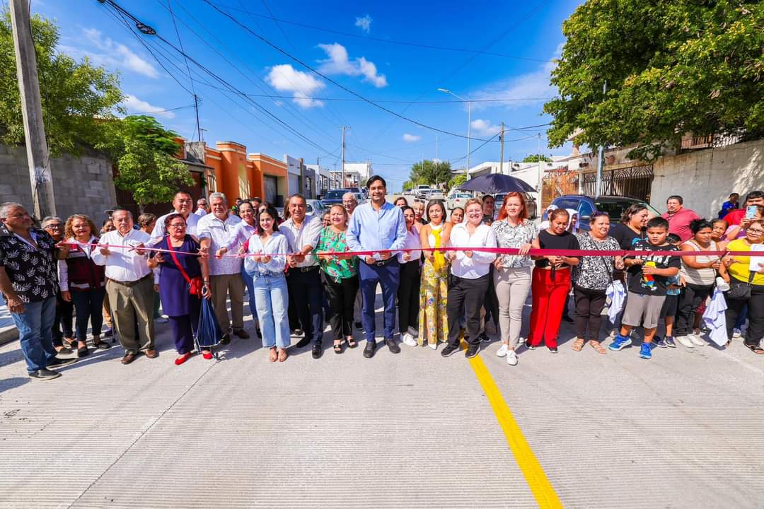 Inauguraron Alcalde Carlos Peña Ortiz y vecinos de Jarachina Norte obra por 5.9 MDP