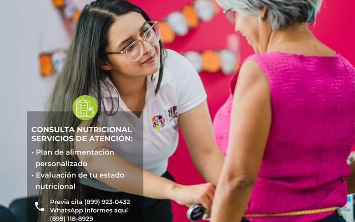 Mejora DIF Reynosa la salud de las familias con consultas nutricionales