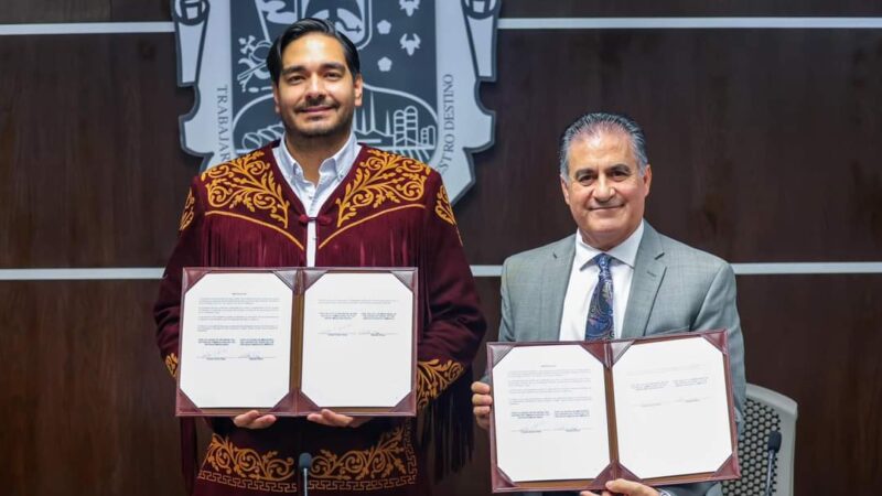 Firma del Alcalde Carlos Peña Ortiz une región binacional por su historia y comercio