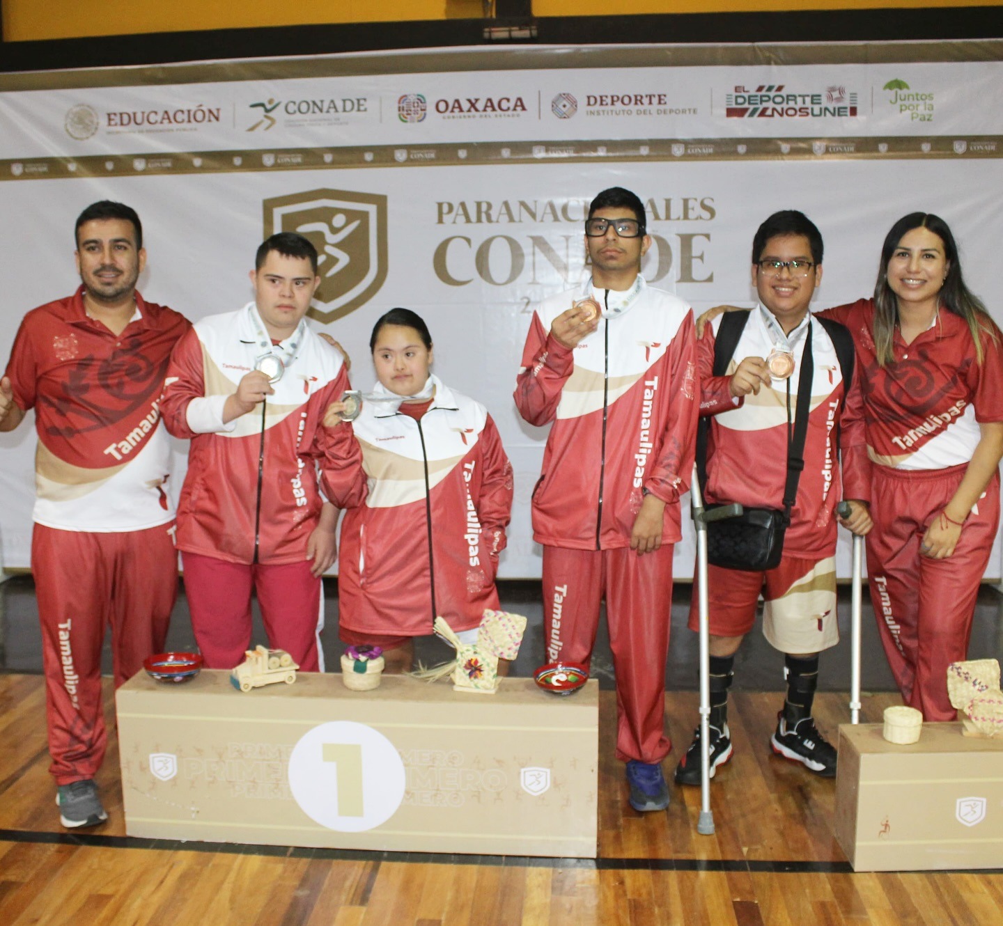 Ganan Reynosenses históricas medallas en los Juegos Paranacionales