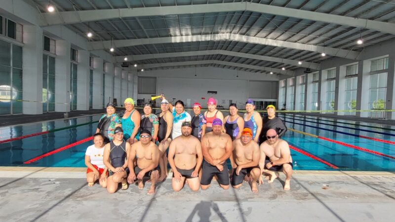 Promueven en el Polideportivo la natación y sana convivencia