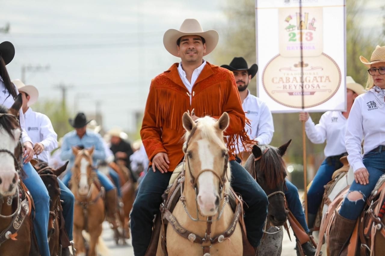 Conmemora Reynosa 273 Aniversario con Tradicional Cabalgata.