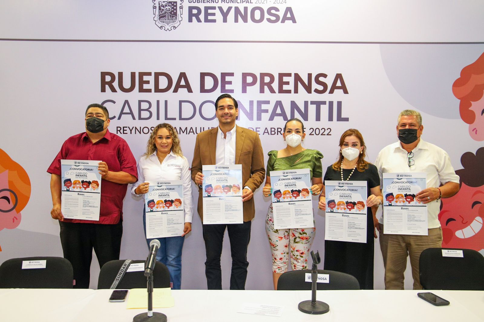 Presentó Alcalde de Reynosa convocatoria del Cabildo Infantil.